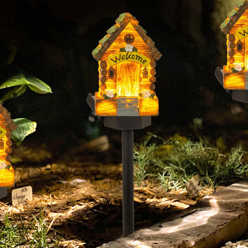 Rynx | Solar-powered LED Fairy House Stake Light
