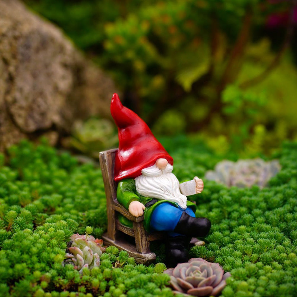 Rynx | Solar Powered LED Garden Gnome Statue