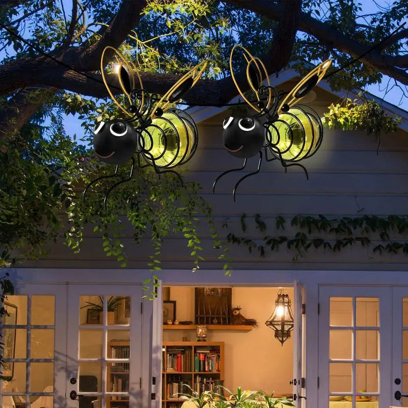 Rynx | Solar-powered Hanging Lamp "Bee" – Weatherproof LED Decoration for Garden & Balcony