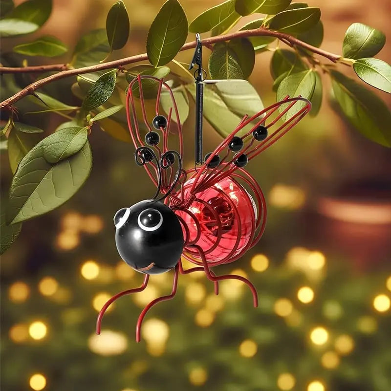 Rynx | Solar-powered Hanging Lamp "Bee" – Weatherproof LED Decoration for Garden & Balcony