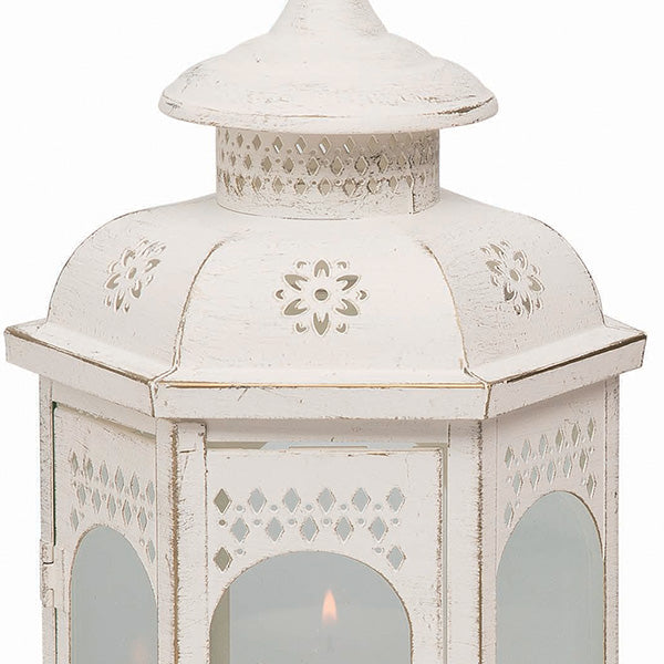 Rynx | Spring Eggshell Metal Lantern, Set of 2