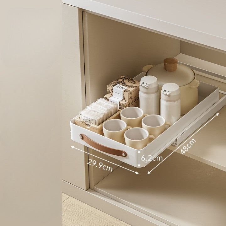 Rynx | Stainless Steel Pull-Out Storage Kitchen Organizer Tray