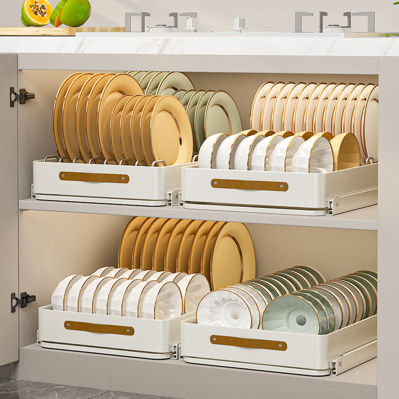 Rynx | Stainless Steel Pull-Out Storage Kitchen Organizer Tray