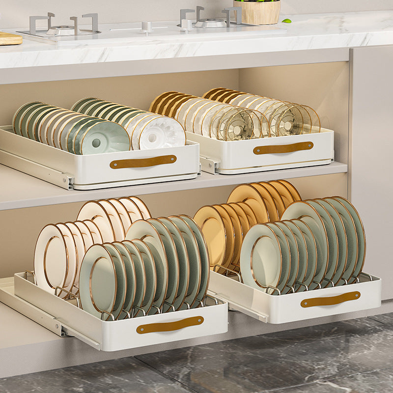 Rynx | Stainless Steel Pull-Out Storage Kitchen Organizer Tray