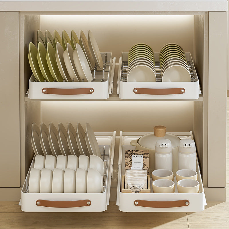 Rynx | Stainless Steel Pull-Out Storage Kitchen Organizer Tray