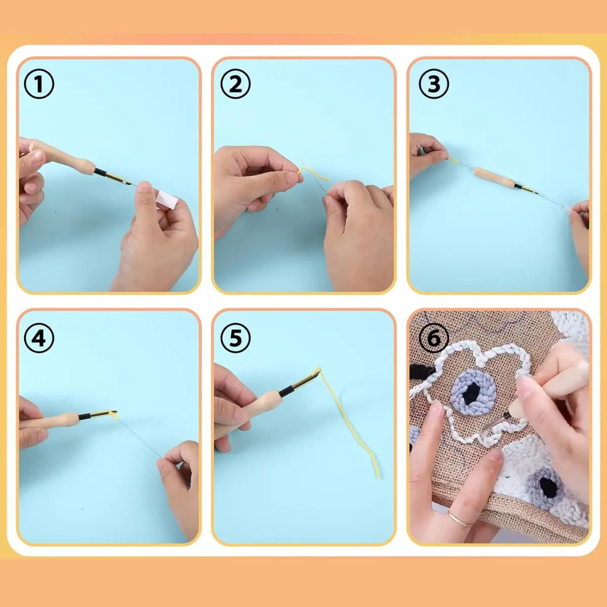 Rynx | Stick-Punch Needle Set – Complete Set for Creative Stitch Projects