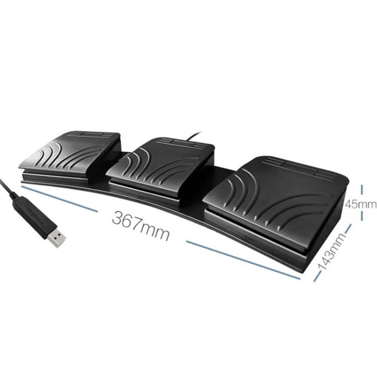 Rynx | FS2020TU CF Footswitch Foot Pedal Keyboard Control Mouse Game Combination Pedal (photoelectric silent)