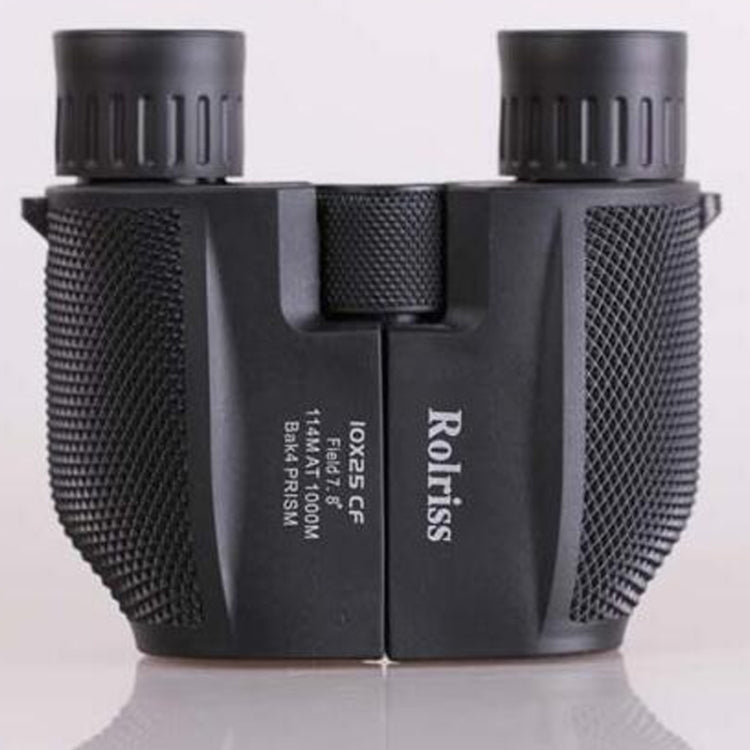 Rynx | ROLISS 10X25 Outdoor Sports Portable Waterproof Pocket Binocular High Power Telescope(Black)