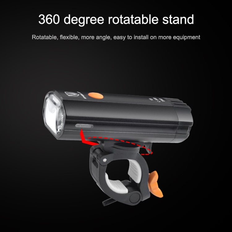 Rynx | WHEEL UP USB Rechargeable LED Bicycle Headlights Mountain Bike Front Lights, Style:450 lumens