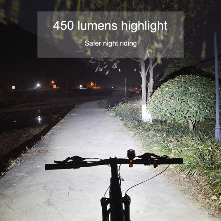Rynx | WHEEL UP USB Rechargeable LED Bicycle Headlights Mountain Bike Front Lights, Style:450 lumens