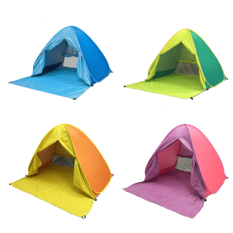 Rynx | With Curtain Automatic Instant Pop Up Tent Potable Beach Tent, Size: 150x165x110cm(Pink)