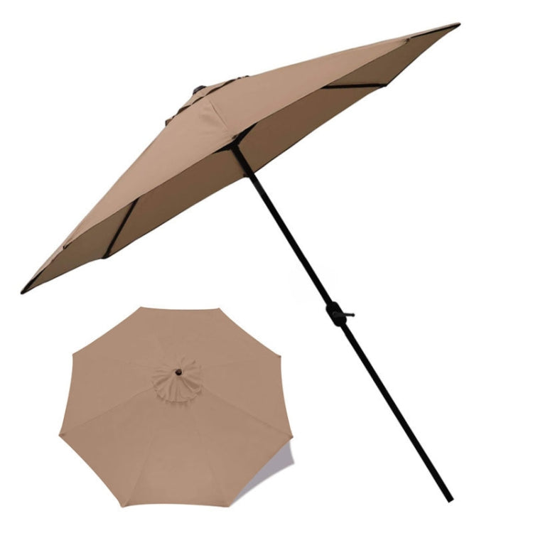 Rynx | Polyester Parasol Replacement Cloth Round Garden Umbrella Cover, Size: Diameter 3m 8 Ribs(Khaki)
