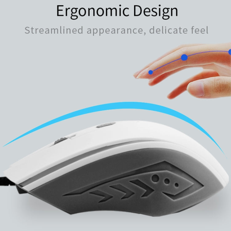 Rynx | Pcsensor MOS4 4 Button 2400DPI Gaming Intelligent Voice Control Input Mouse, Cable Length: 1.5m(Sound)
