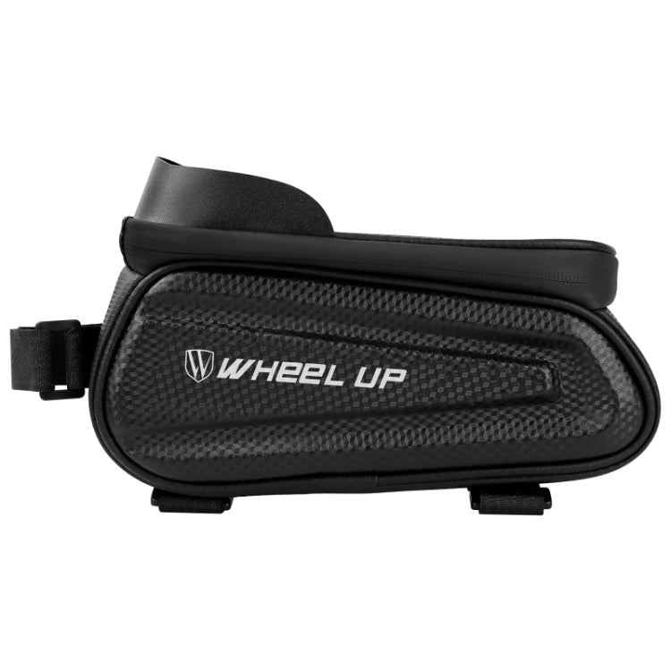 Rynx | WHEEL UP Hard Shell Bicycle Bag Front Beam Bag Mountain Bike mobile Phone Touch Screen Tube Bag Riding Equipment(White reflective models)