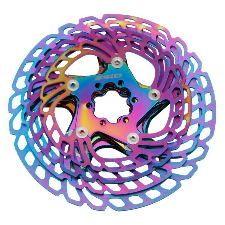 Rynx | IIIPRO Floating Disc Road Mountain Bike Six Nail Disc Brake Disc, Size:180mm(Colorful)