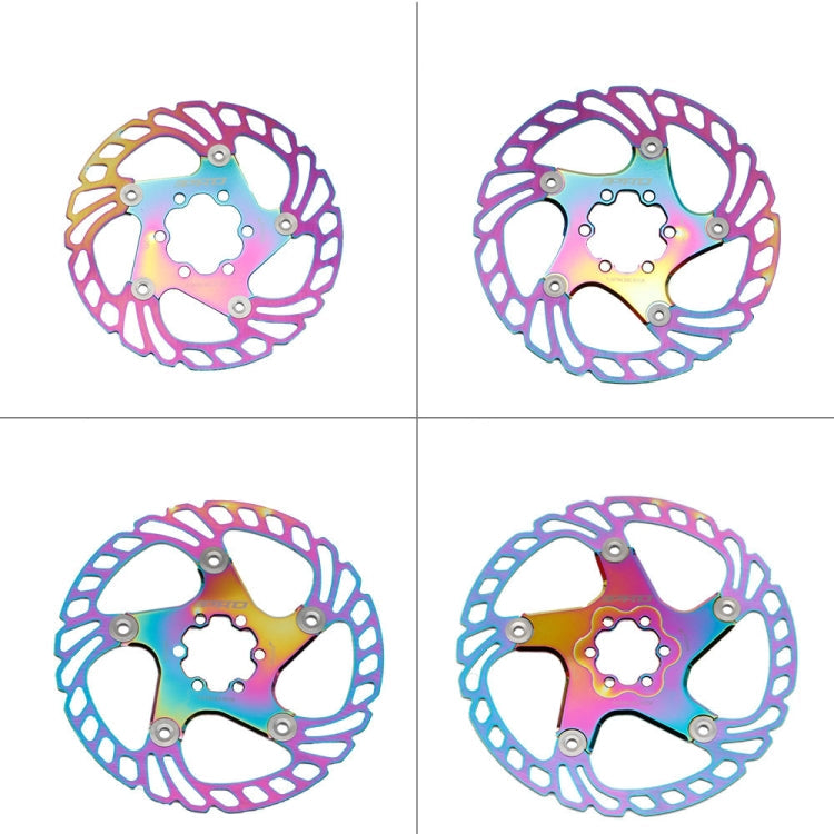 Rynx | IIIPRO Floating Disc Road Mountain Bike Six Nail Disc Brake Disc, Size:203mm(Colorful)