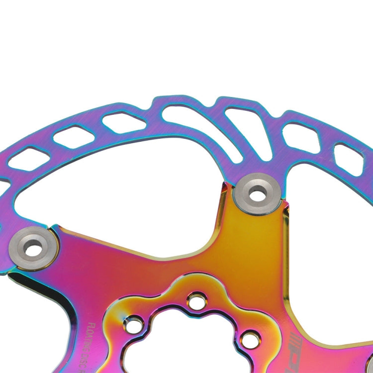Rynx | IIIPRO Floating Disc Road Mountain Bike Six Nail Disc Brake Disc, Size:203mm(Colorful)