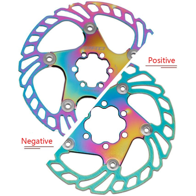 Rynx | IIIPRO Floating Disc Road Mountain Bike Six Nail Disc Brake Disc, Size:203mm(Colorful)