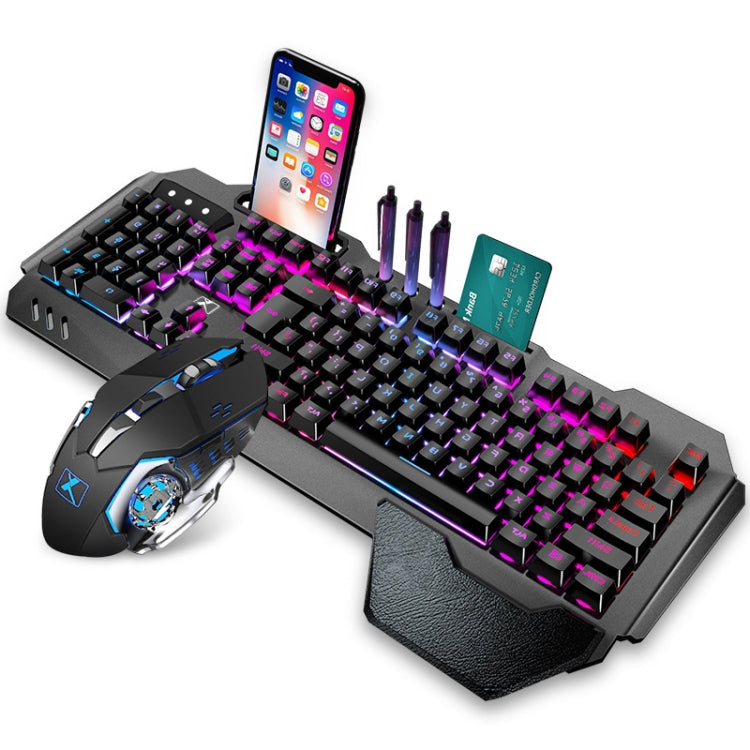 Rynx | K680 RGB Rechargeable Gaming Wireless Keyboard and Mouse Set (Black)