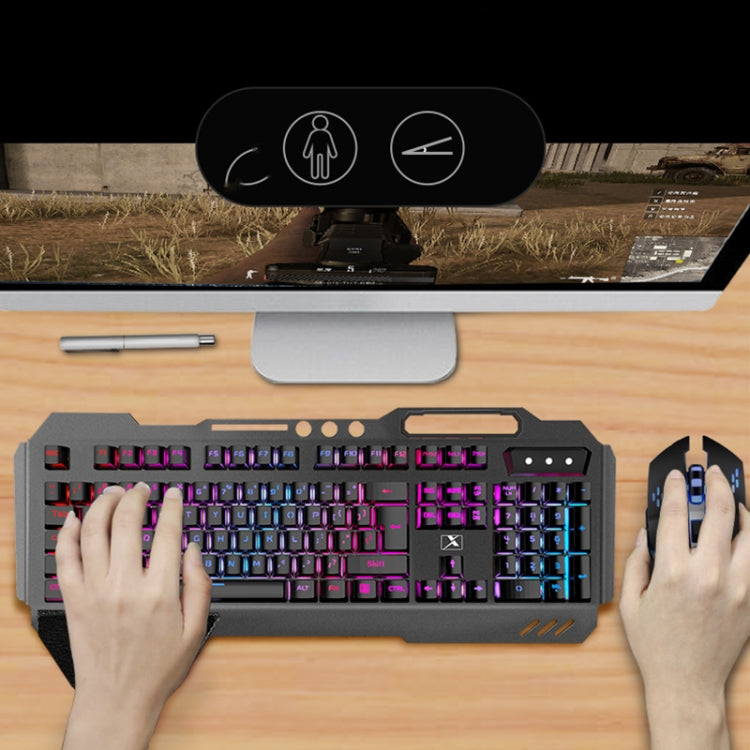 Rynx | K680 RGB Rechargeable Gaming Wireless Keyboard and Mouse Set (Black)
