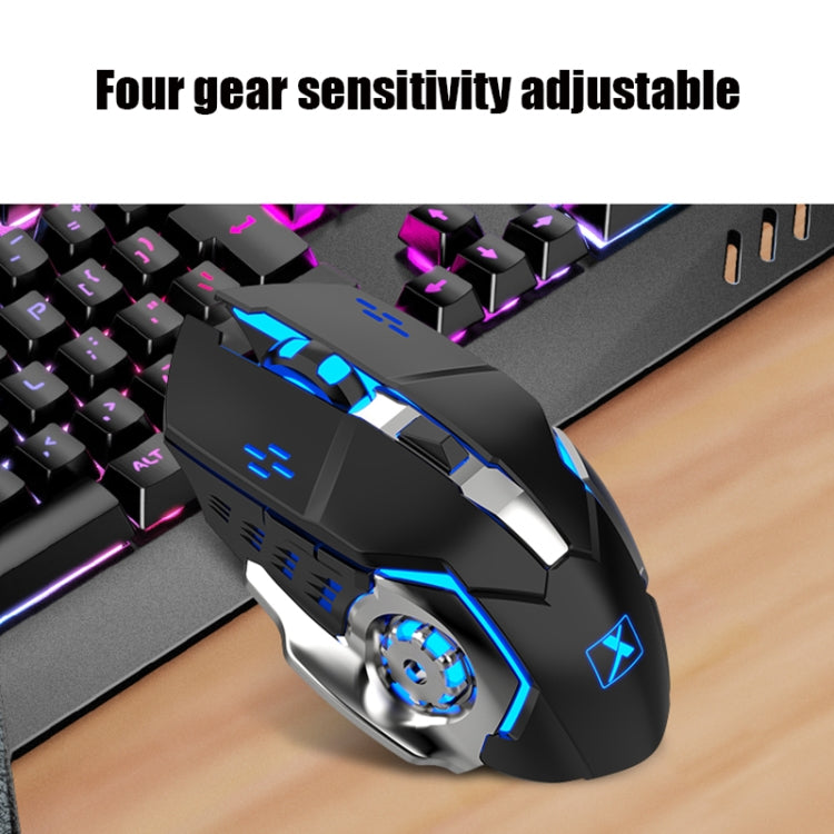 Rynx | K680 RGB Rechargeable Gaming Wireless Keyboard and Mouse Set (Black)