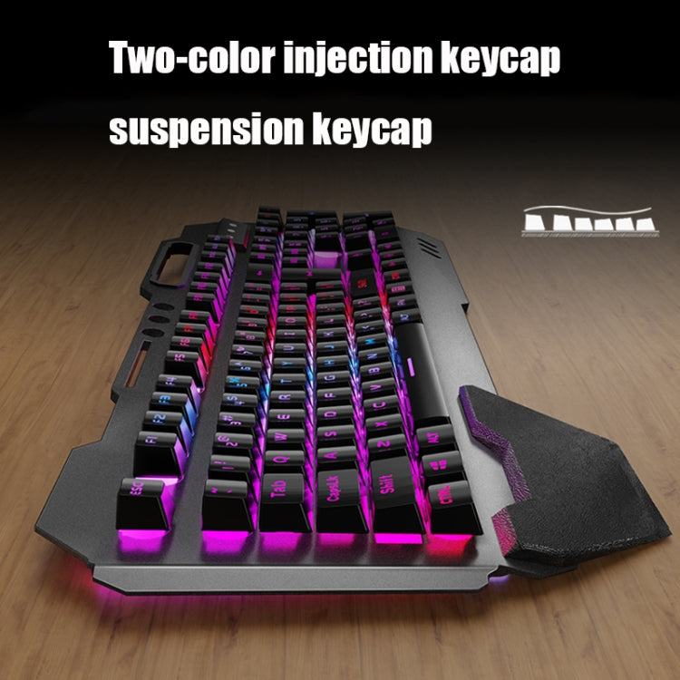 Rynx | K680 RGB Rechargeable Gaming Wireless Keyboard and Mouse Set (Black)