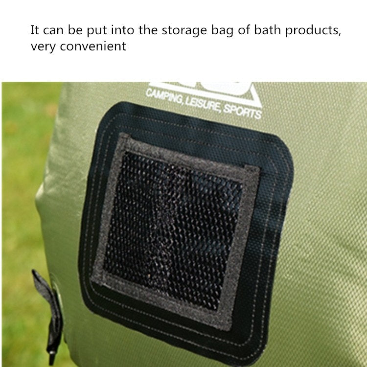 Rynx | Outdoor Bathing Bag Self-driving Camping Solar Hot Water Bottle 20L Water Storage Bag(Army Green)