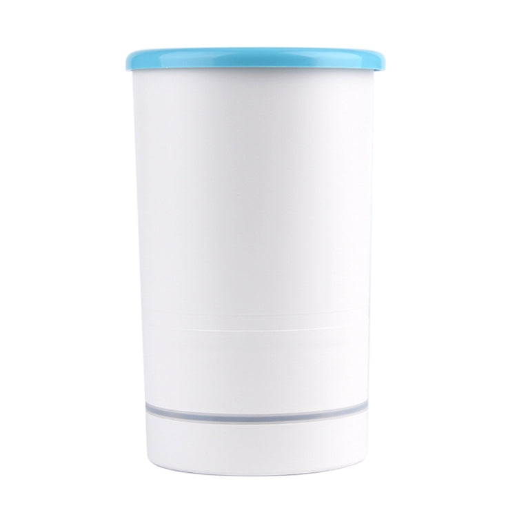 Pets Automatic Foot Washing Cup Cats Dogs Extremities Cleaning Artifact, Size:L 14-19cm(Blue White)