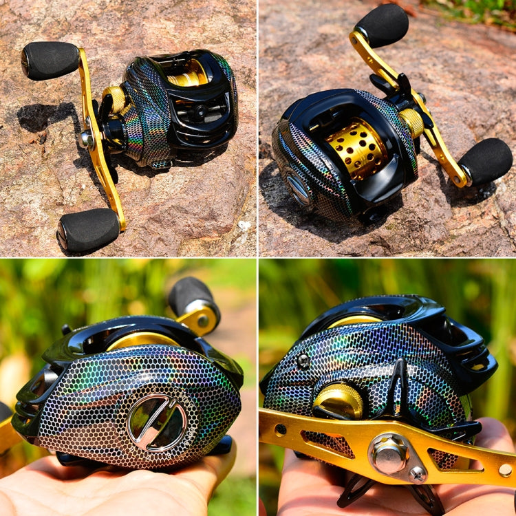 Rynx | PROBEROS Metal Drop Wheel 18+1 Axis Lure Fish Wheel, Style: DW132PL Left Hand