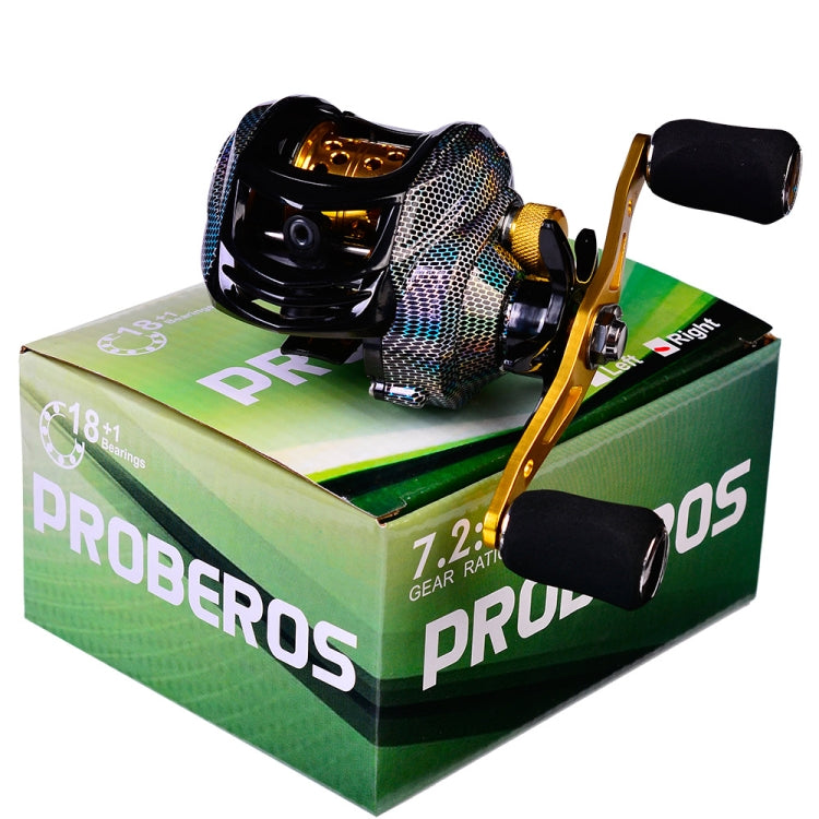Rynx | PROBEROS Metal Drop Wheel 18+1 Axis Lure Fish Wheel, Style: DW132PL Left Hand