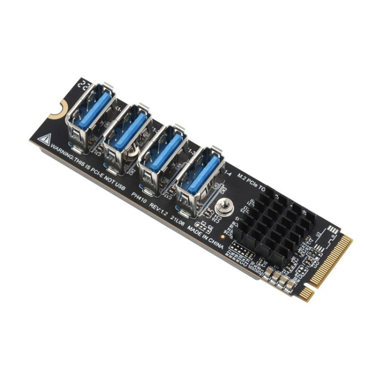 Rynx | Waveshare 23316 M.2 to PCIe 4-Ch Expander, use with PCIe X1 to PCIe X16
