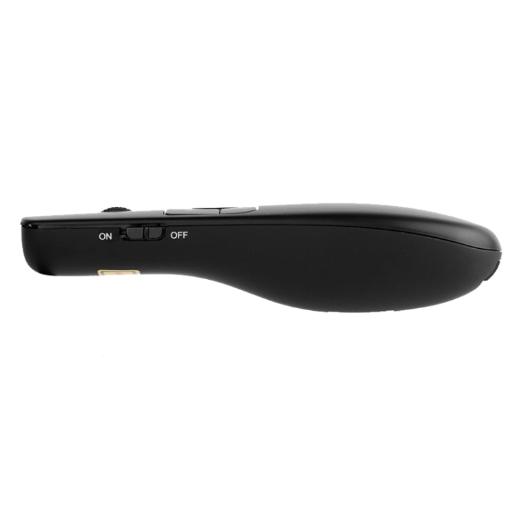 Rynx | Deli 2.4GHz Laser Teaching Side Flip Pen Remote Control Game Pen with Flying Mouse, Model: 2805 (Black) Red Light
