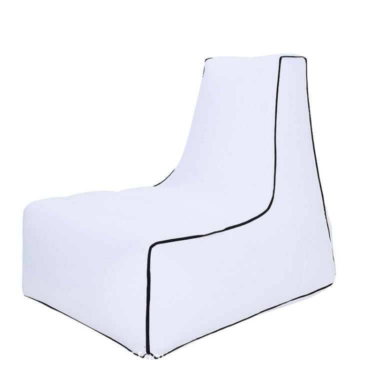 Rynx | BB1082 Inflatable Sofa Inflatable Bed Outdoor Folding Portable Air Sofa Size: 85 x 80 x 75cm(White)