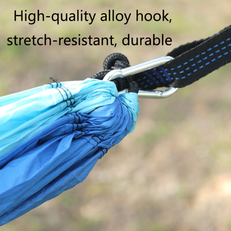 Rynx | Outdoor Hammock Nylon Parachute Cloth Travel Camping Swing, Style: 3m x 2m (Sky Blue+Royal Blue)