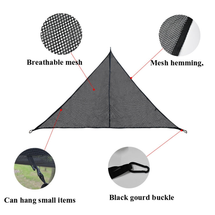 Rynx | Outdoor Multi-person Hammock Large Sky Tree Tent Aerial Camping Hammock Triangle Hammock, Side Length: 2.9m