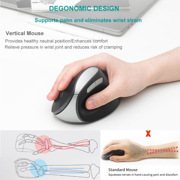 Rynx | Rapoo MV20 Ergonomic Wireless Silent Vertical Mouse (Silent Version)