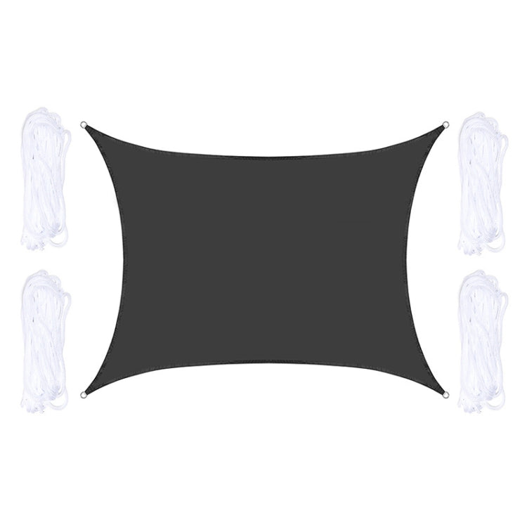 Rynx | Outdoor Garden Sunshade Sail Waterproof Anti-UV Canopy, Size: 2m x 2.5m(Black)