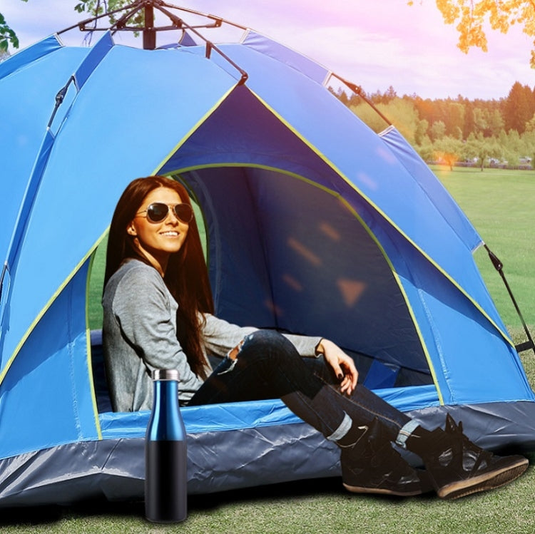 Rynx | TC-014 Outdoor Beach Travel Camping Automatic Spring Multi-Person Tent For 2 People(Blue+Mat+Hammock)