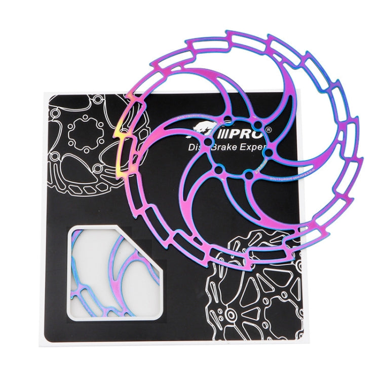 Rynx | IIIPRO Bike Disc Mountain Bike Hollow Disc Dish Six Nail Brake Pad, Style: 203mm