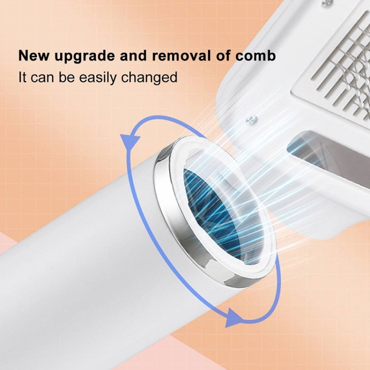 Pet Electric Brush Cat and Dog Brushes Cleaning Hair Dryer, Specification: US Plug (3rd Generation 866 White)