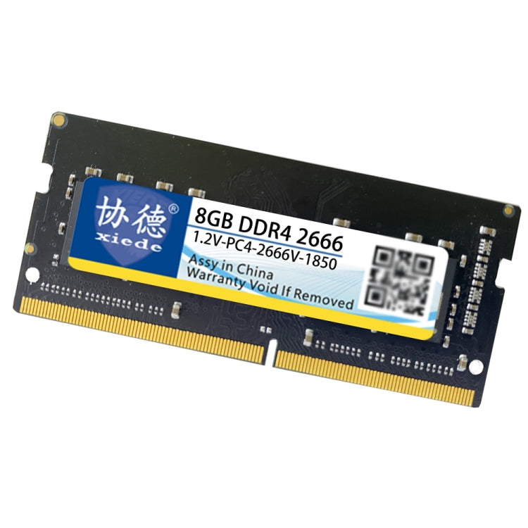 Rynx | XIEDE X064 DDR4 NB 2666 Full Compatibility Notebook RAMs, Memory Capacity: 8GB
