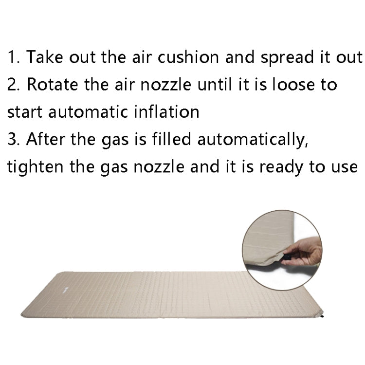 Rynx | CHANODUG CD-4059 Outdoor Camping Wide Tent Inflatable Sleeping Pad(Apricot)