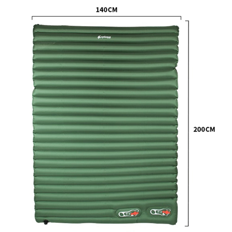 Rynx | CHANODUG 4028 Outdoor Camping Double TPU Inflatable Mattress(Green)