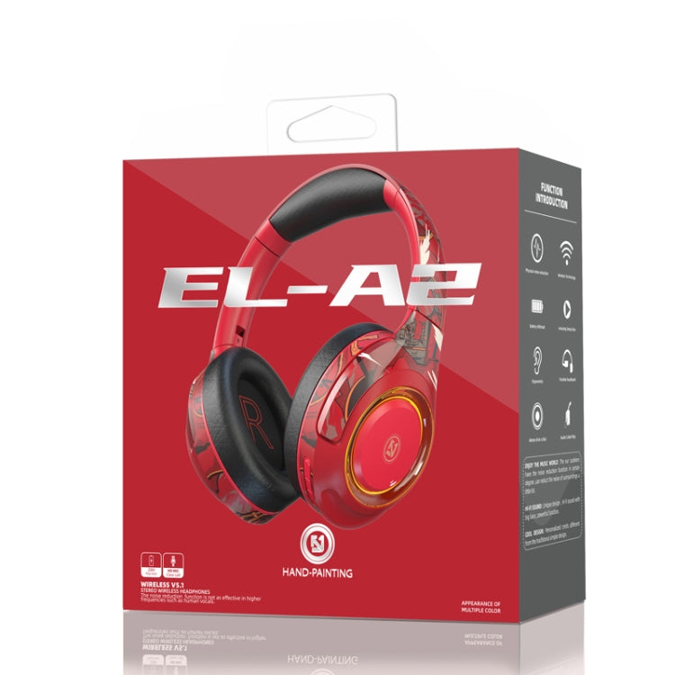 RYNX | EL-A2 Gaming Ambient Light Folding Wireless Bluetooth Headset(Black)