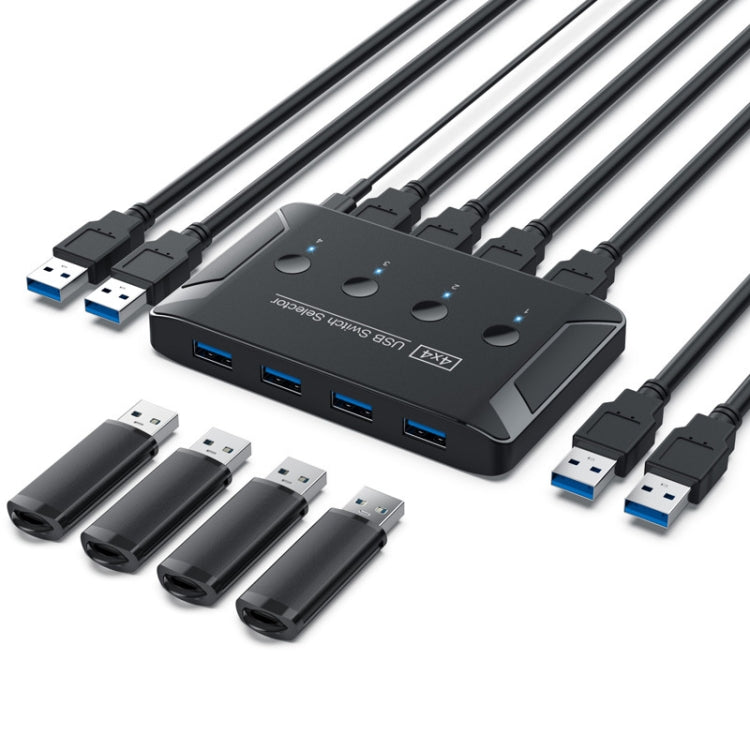 Rynx | T29 USB3.0 Automatic 4 In 4 Out Switcher HUB Printer Sharing