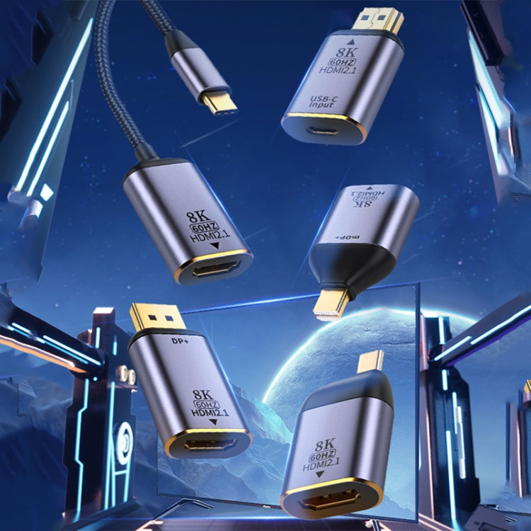 Rynx | Type-C Female to HDMI Male 8K Converter, Style: 8K-002