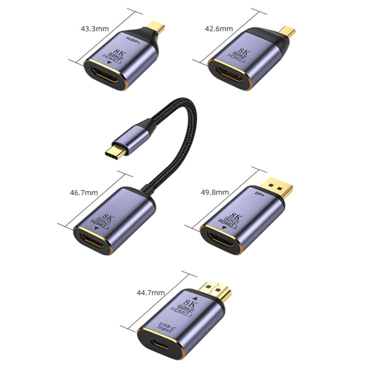 Rynx | Type-C Female to HDMI Male 8K Converter, Style: 8K-002
