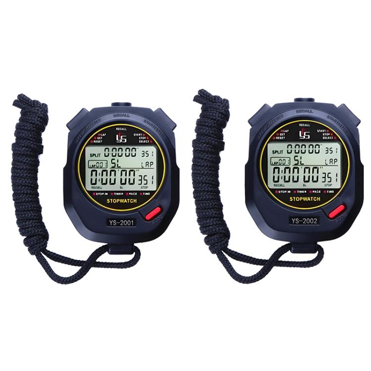 Rynx | YS Millisecond Stopwatch Timer Running Training Referee Stopwatch, Style: YS2002 200 Memory