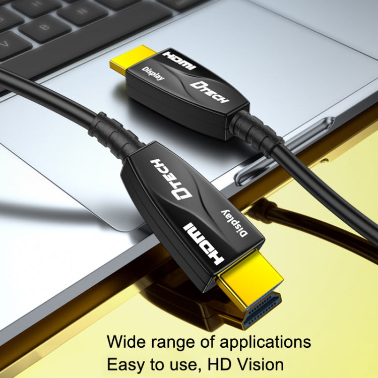 Rynx | DTECH HDMI 2.0 Version Fiber Optic Cable 4K 60Hz Large Screen TV Engineers Cabling, Length: 25m