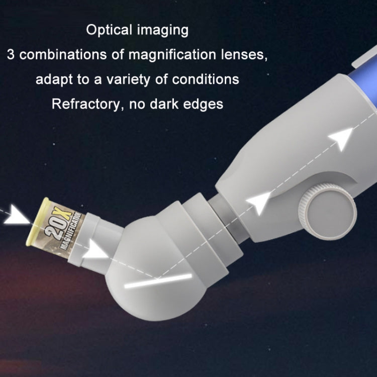 Rynx | Children High-definition Multiple Astronomical Telescope Science Teaching Aids(A Model Blue)